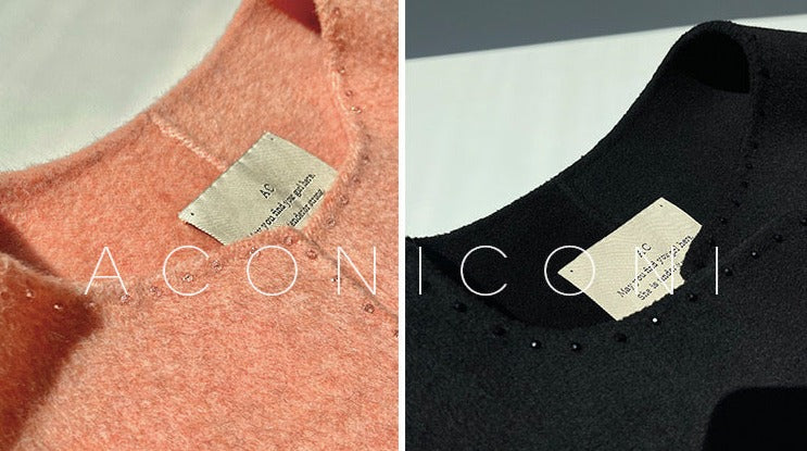Aconiconi | Night Twilight Wool Autumn Skirt Suit