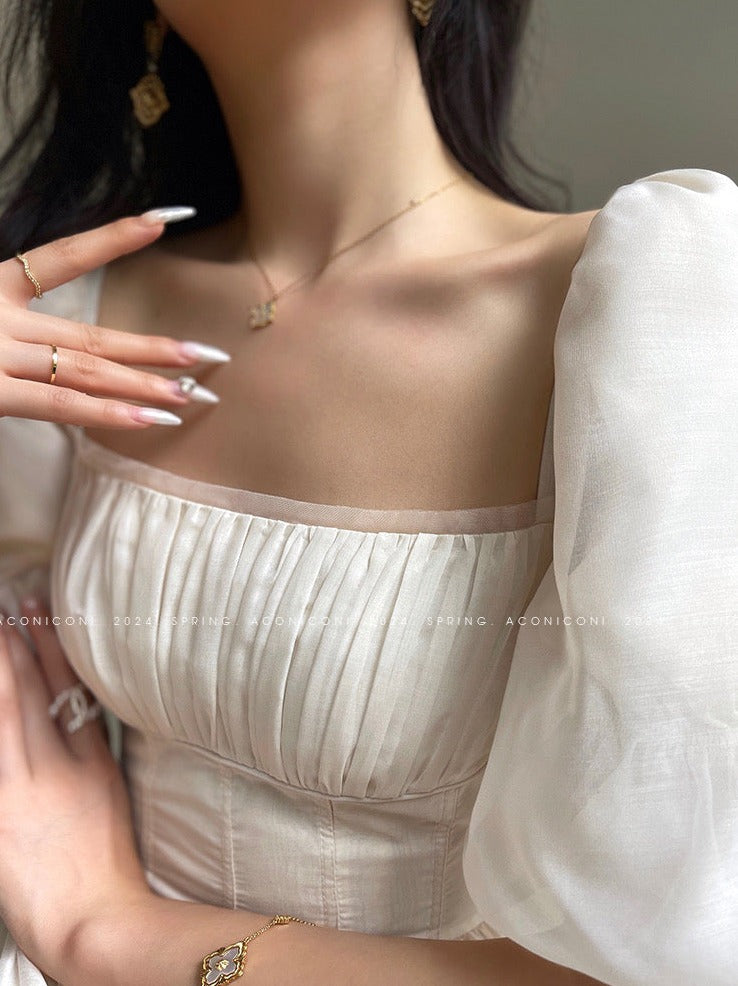 Aconiconi|Florentia Long Princess Skirt Summer Dress