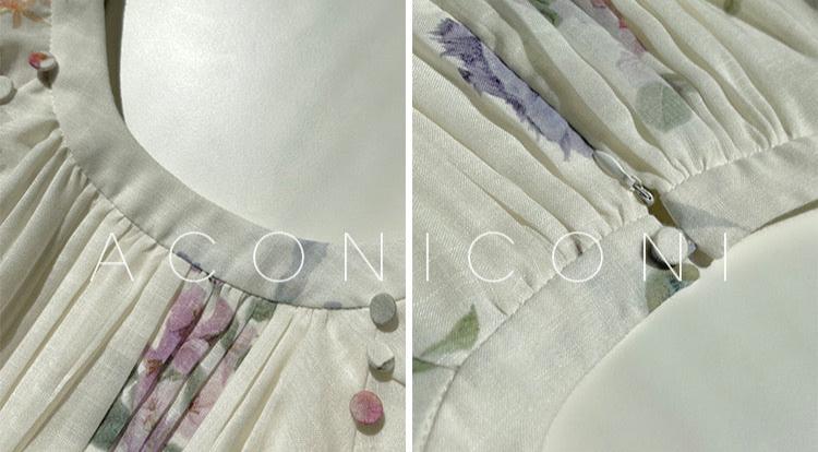 Aconiconi|Ivory Daydream Long Summer Dress