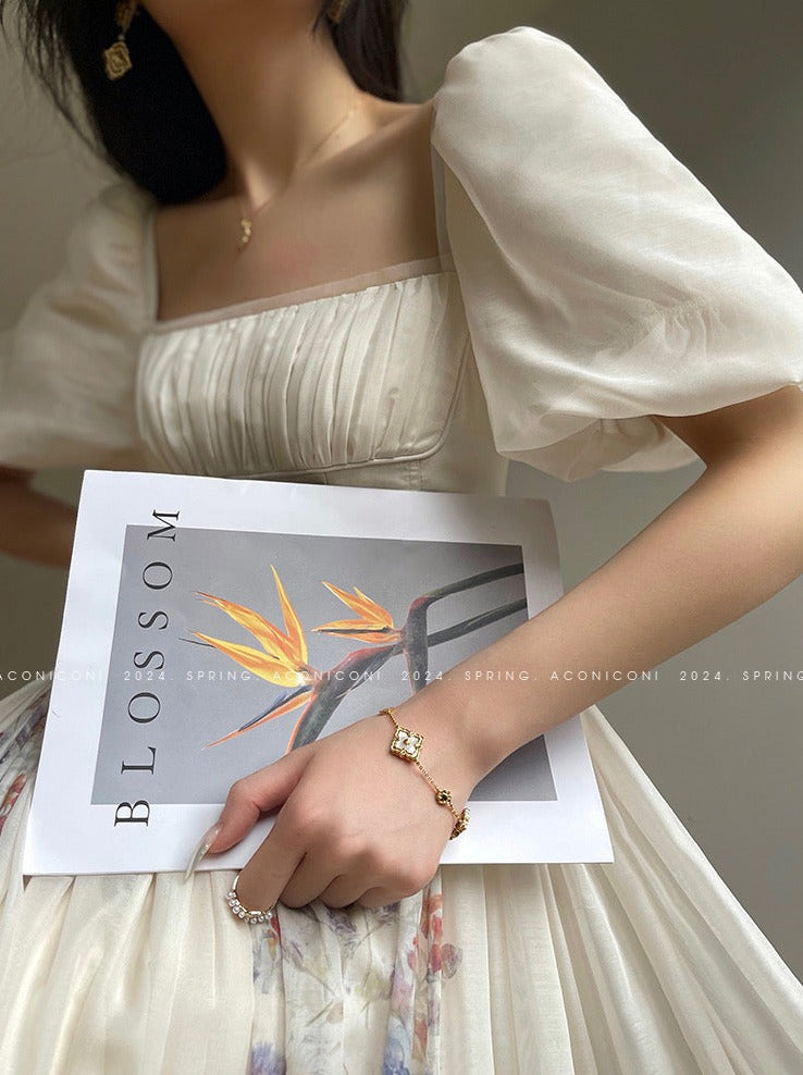 Aconiconi|Florentia Long Princess Skirt Summer Dress