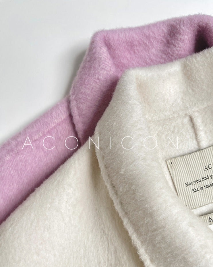 Aconiconi|Fench long Wool Coat