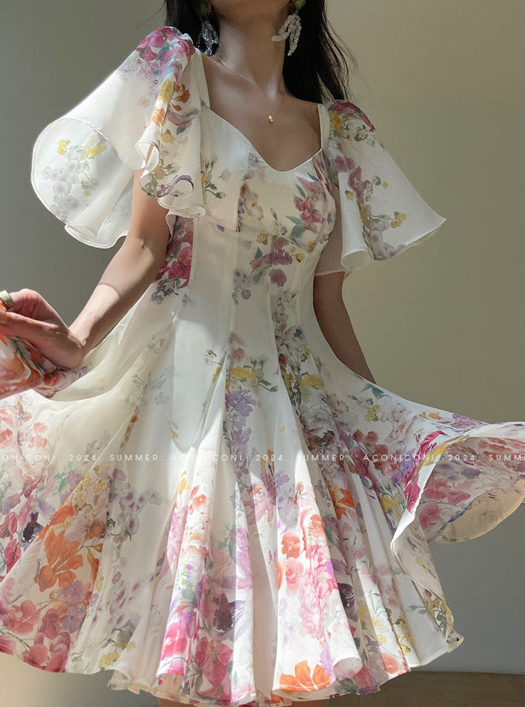 Aconiconi|Love Flower French Fairy Dress