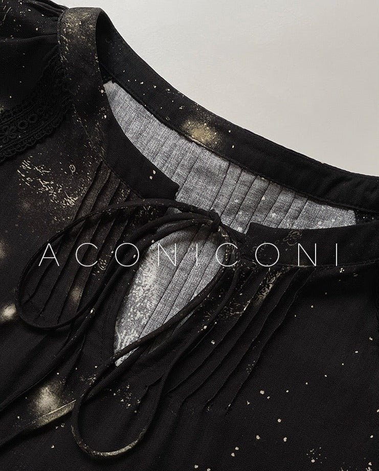 Aconiconi|Moon Shadow Camellia Skirt Suit