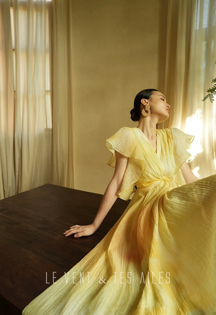 LE VENT & TES AILES | Amber Bloom Flowy Dress