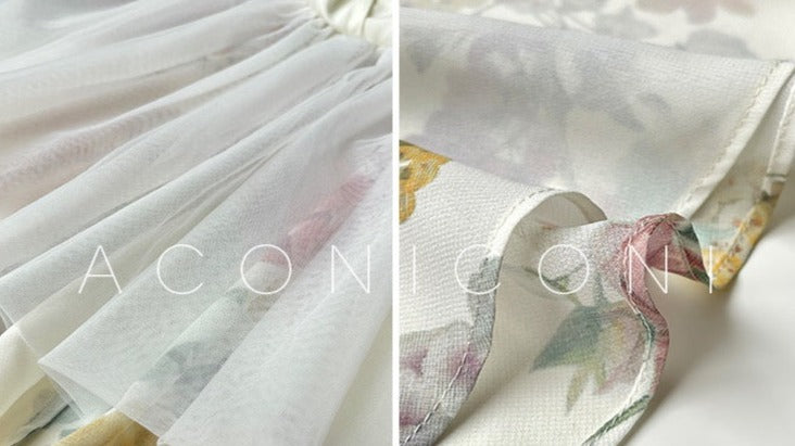 Aconiconi|Love Flower French Fairy Dress