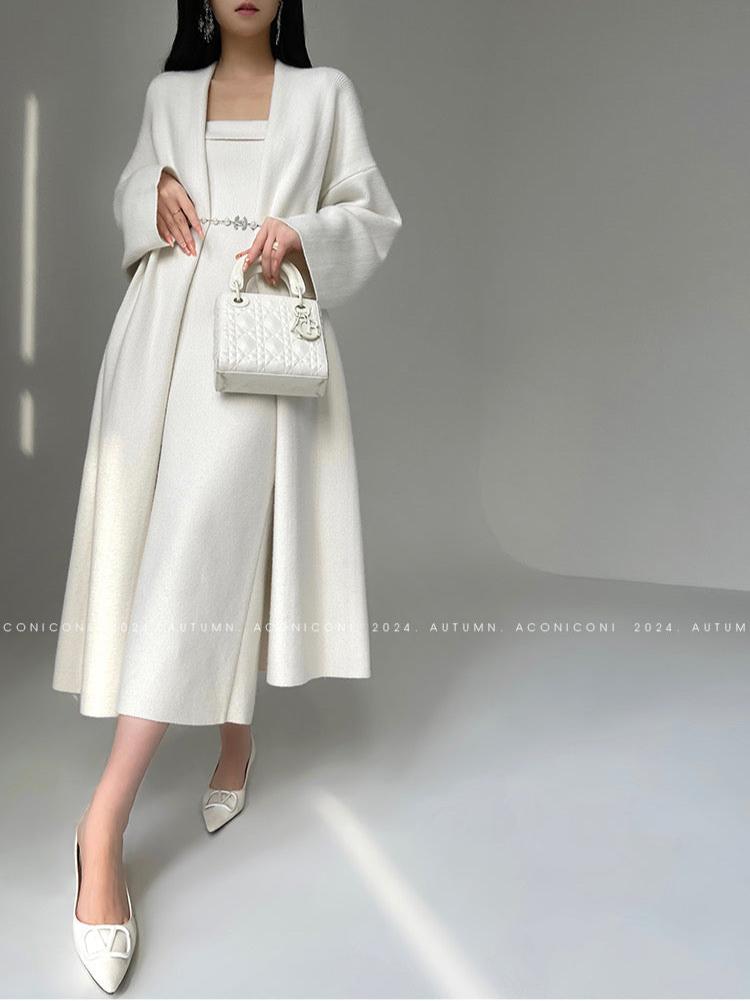 Aconiconi|Whispering Lilac Knit Dress Set