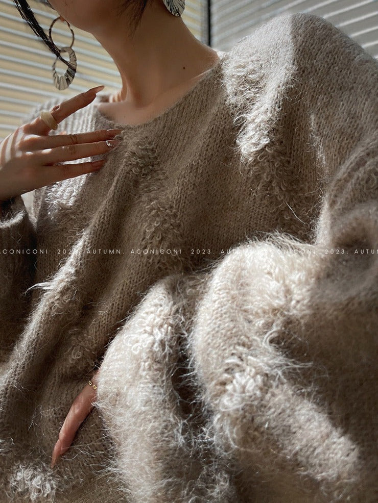 Aconiconi| Alpaca Wool Knitted Sweater