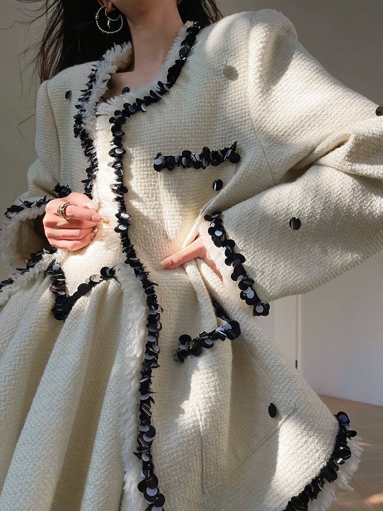 Aconiconi|Midnight Bloom Wool Dress Suit