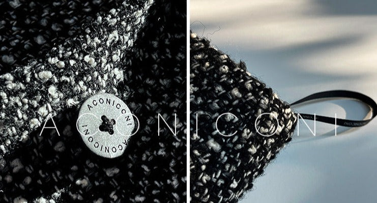 Aconiconi|Secret Fragrance Tweed wool Skirt Suit