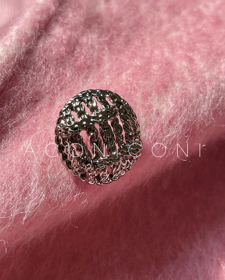 Aconiconi|Inkstone Retro Stand Collar Wool Coat