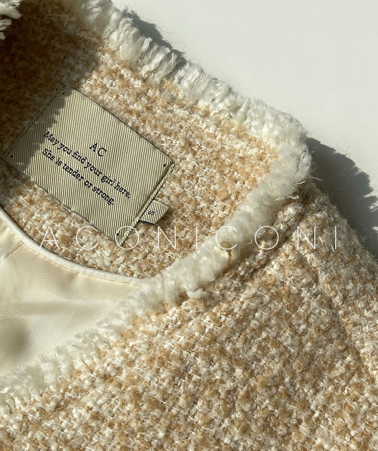 Aconiconi | First Snow Thick Tweed Wool Suit