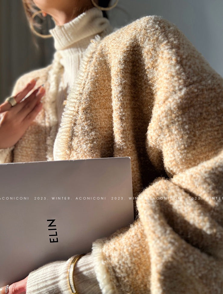 Aconiconi | First Snow Thick Tweed Wool Suit