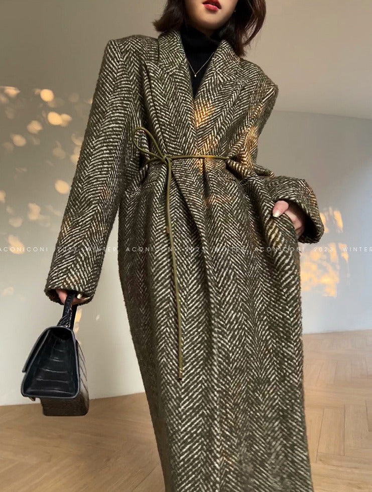 Aconiconi|Misty Pine Forest Coat