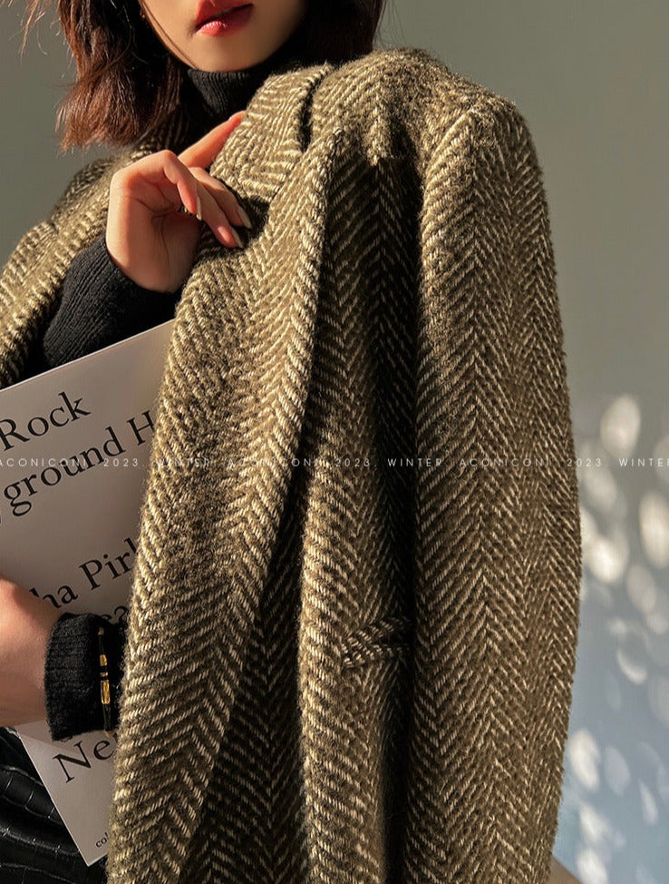 Aconiconi|Misty Pine Forest Coat