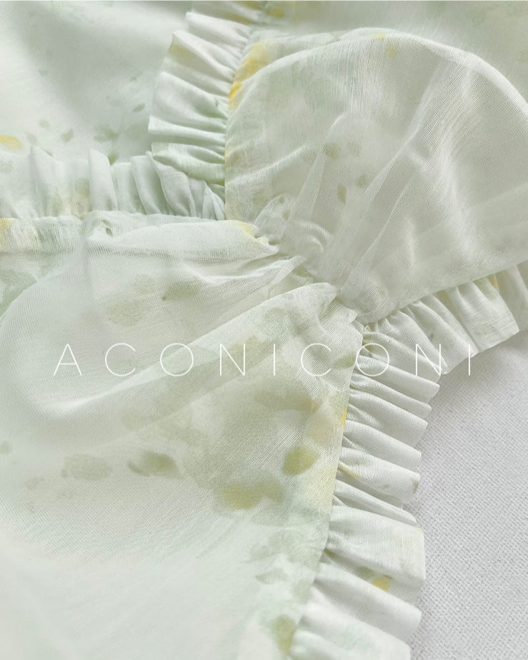 Aconiconi|Tea Break Fairy Off Shoulder Dress