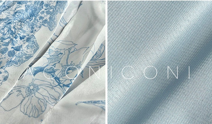 Aconiconi|Sea Island Frosty Suspender Sweet Short Dress
