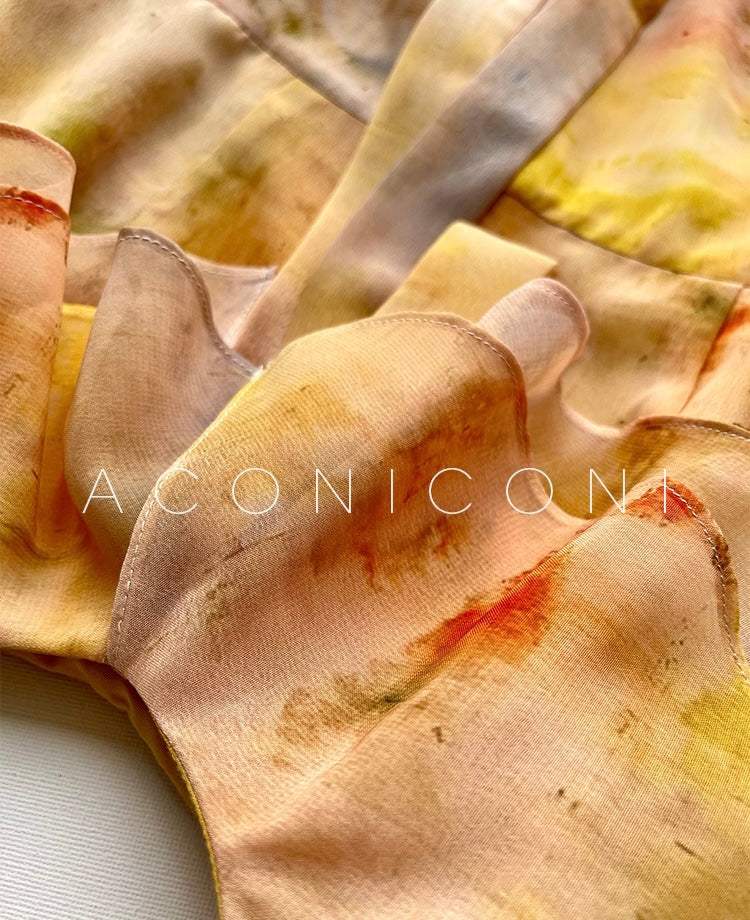 Aconiconi|Floating Painting Summer Suspender Dress