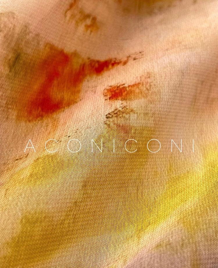 Aconiconi|Floating Painting Summer Suspender Dress