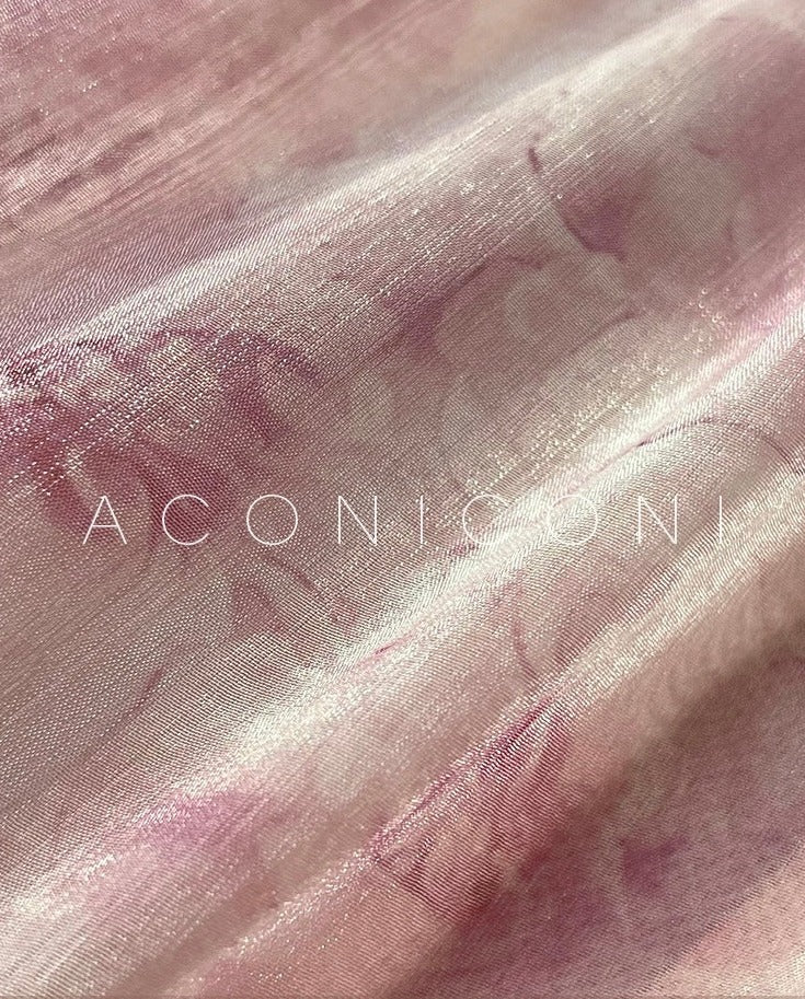 Aconiconi|Flower Brocade Evening Smoke Broken Flower Fairy Dress