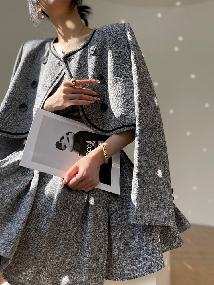 Aconiconi|Kawashima Girl Elegant Temperament Dress Suit Sling Long Dress