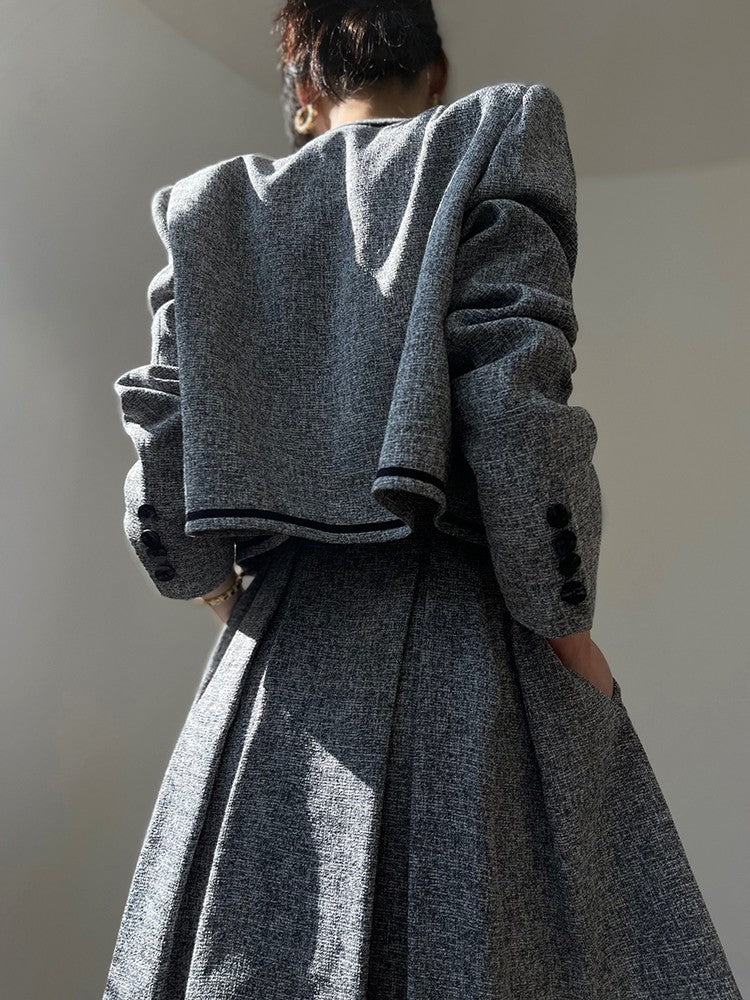 Aconiconi|Kawashima Girl Elegant Temperament Dress Suit Sling Long Dress