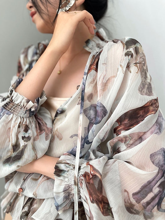 Aconiconi|Manny's Shirt Long Sleeve Print
