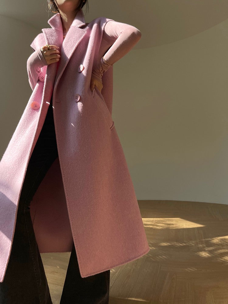 Aconiconi|Fench long Wool Coat
