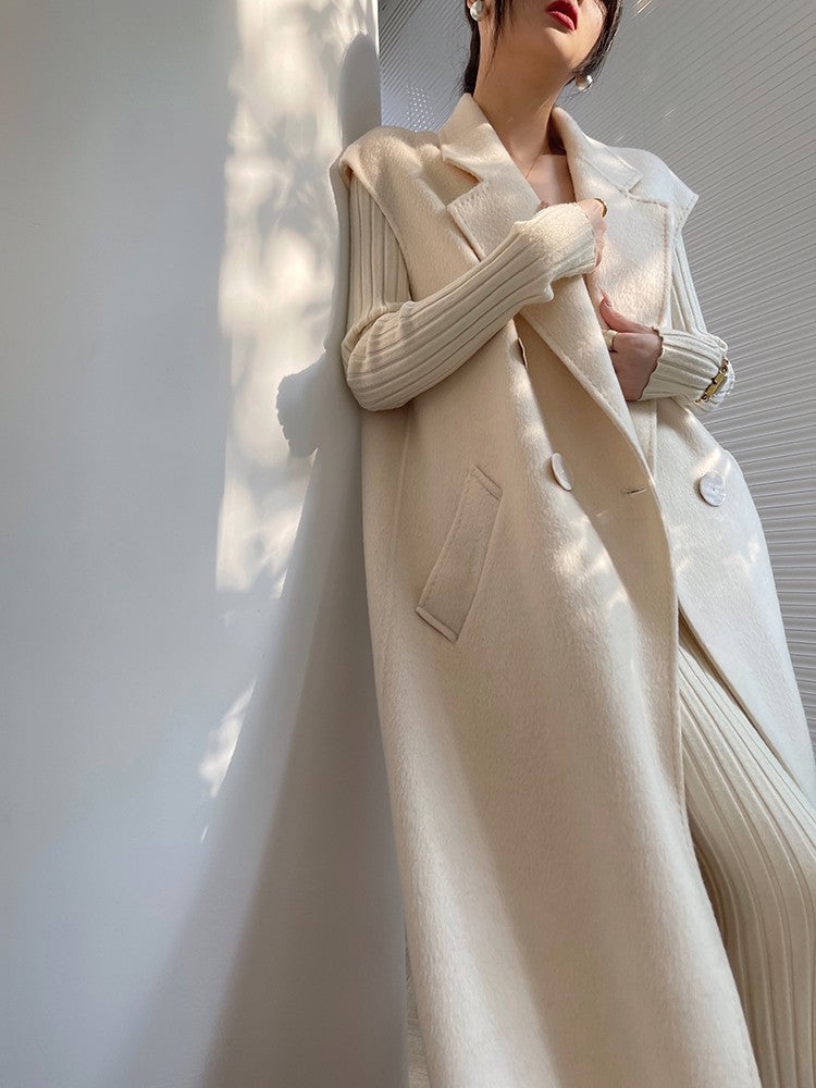 Aconiconi|Fench long Wool Coat