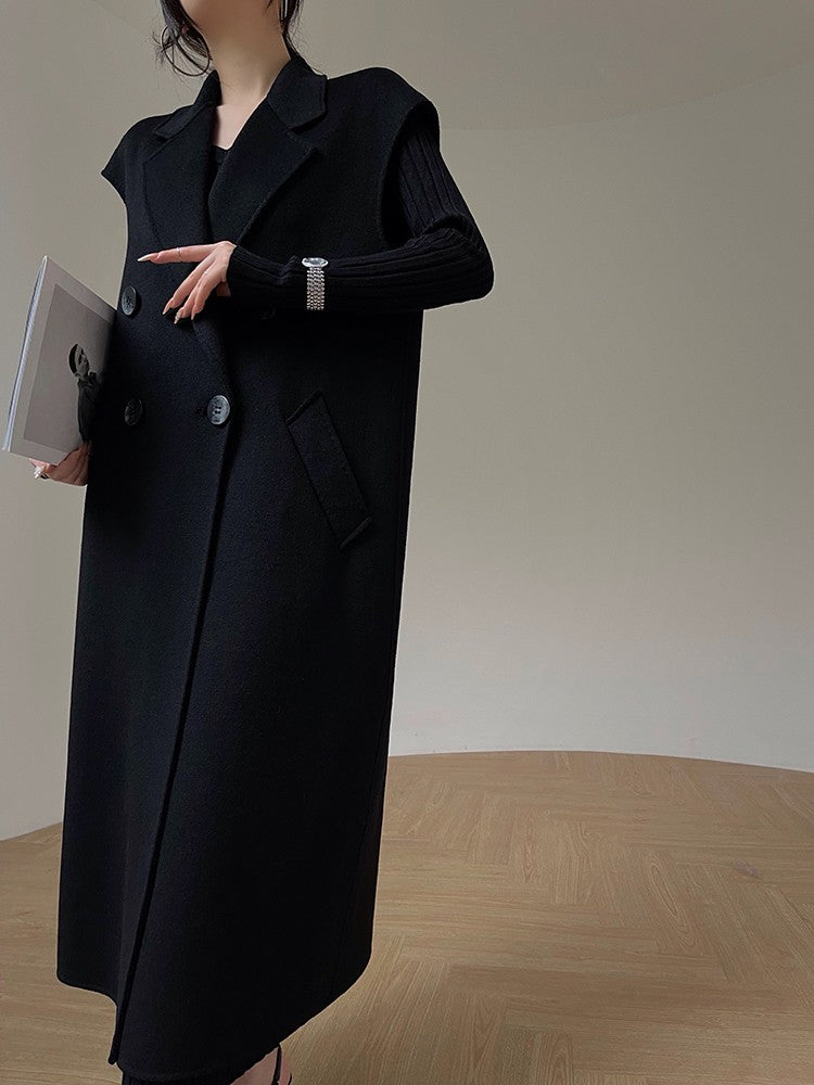 Aconiconi|Fench long Wool Coat