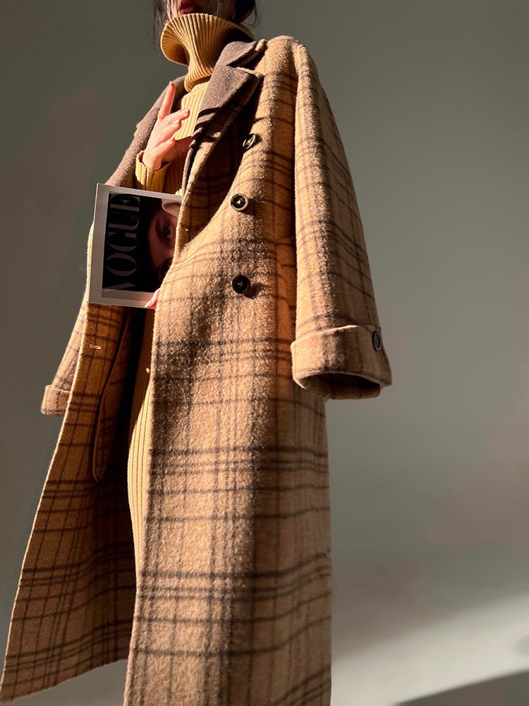 Aconiconi|Yamano Plaid Winter Coat