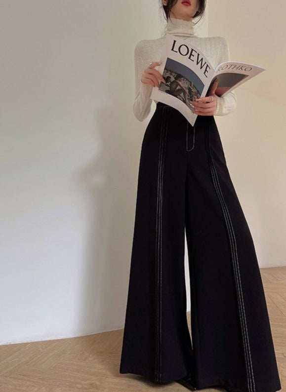 Aconiconi|Vintage Wide Leg Pants