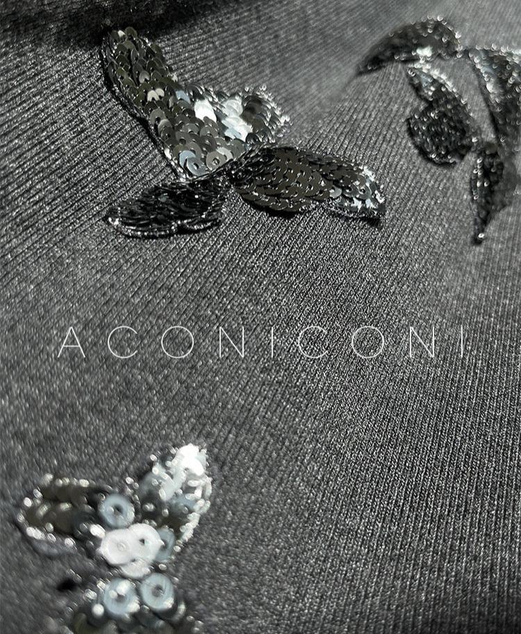 Aconiconi｜Silverdew Charm Slim Long Dress