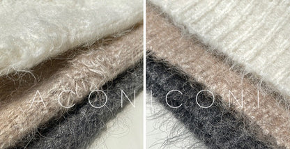 Aconiconi｜ Alpaca Wool Knitted Sweater