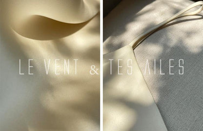 LE VENT&TES AILES | Velvet Blossom White Floral Suit