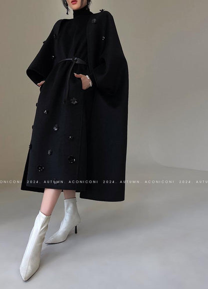 Aconiconi｜Munich Two Piece Wool Dress & Coat set