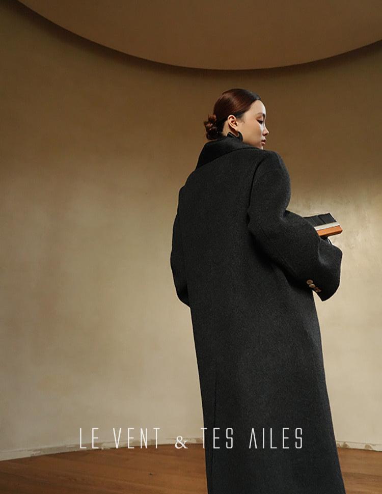 LE VENT & TES AILES | Lonely Art Cashmere Coat