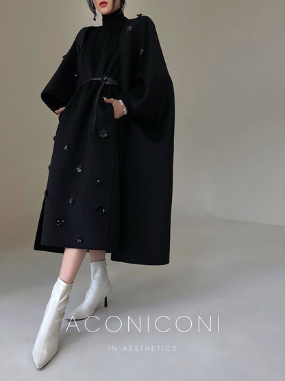 Aconiconi｜Munich Two Piece Wool Dress & Coat set