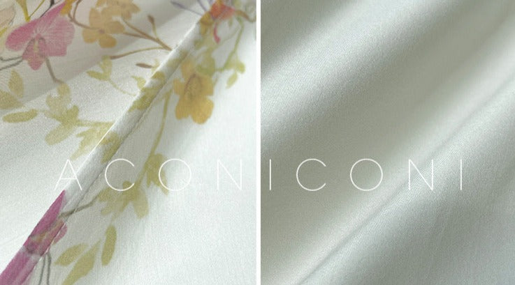 Aconiconi｜Day Lily Japanese Style V-neck Summer Dress