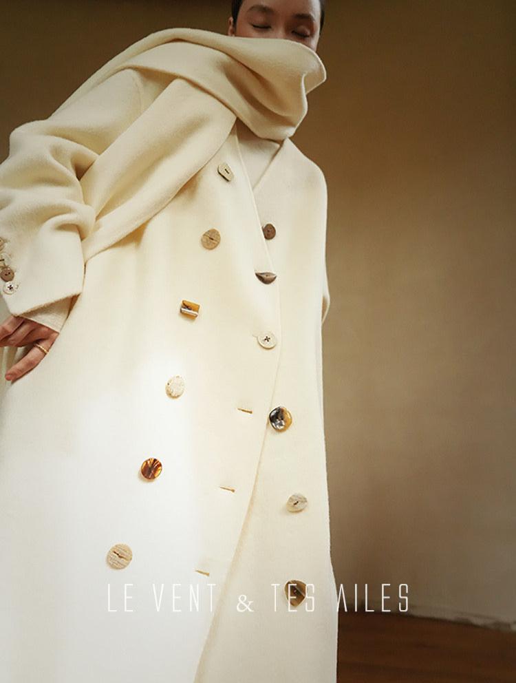 LE VENT & TES AILES | Lonely Art Cashmere Coat