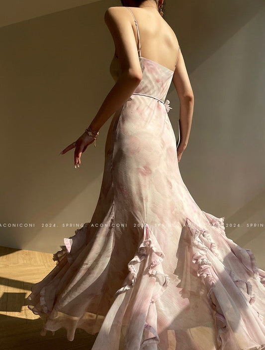 Aconiconi | Spring Orchid Long Dress Set