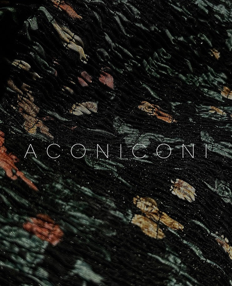 Aconiconi | Nighttime Rose French Retro Dress