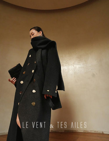 LE VENT & TES AILES | Lonely Art Cashmere Coat