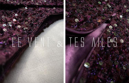 LE VENT & TES AILES |  Galaxy Dreamer Tweed Sequined Skirt