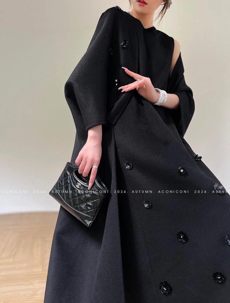 Aconiconi｜Munich Two Piece Wool Dress & Coat set