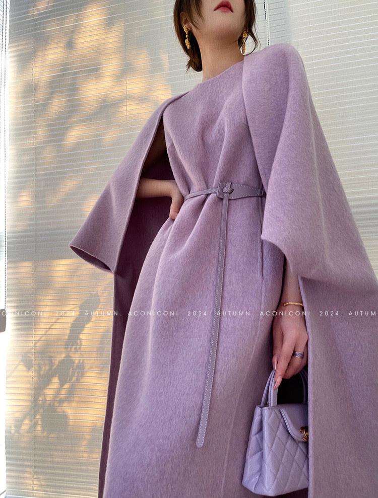 Aconiconi｜Munich Two Piece Wool Dress & Coat set