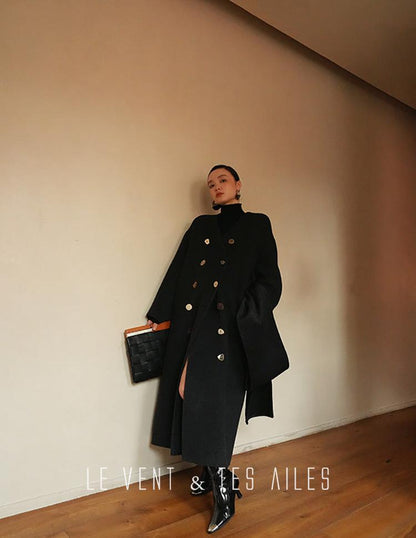 LE VENT & TES AILES | Lonely Art Cashmere Coat