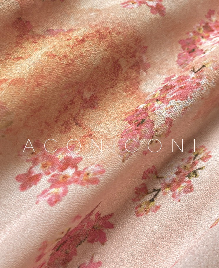 Aconiconi｜Sorbet Sunset Long Exquisite Dress