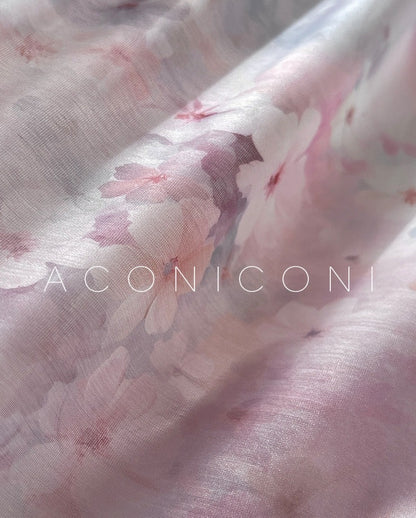 Aconiconi｜Summer Cosmos Floral Long Dress