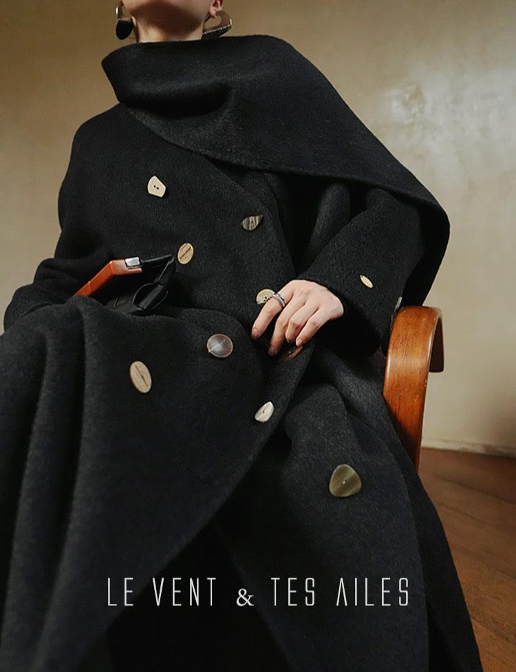 LE VENT & TES AILES | Lonely Art Cashmere Coat