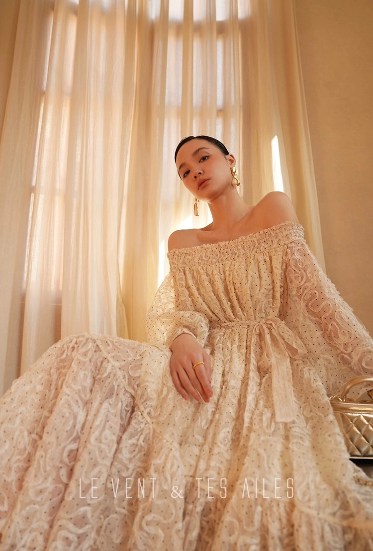 LE VENT & TES AILES | Lily & Lace Off Shoulder Dress
